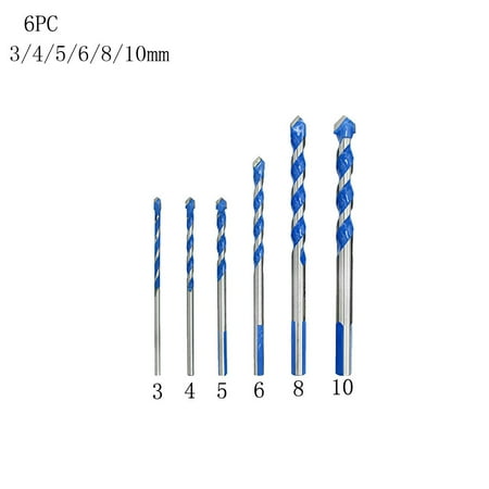 

Tdoenbutw Drill Bit Set Multifunctional Ultimate Drill Bits Ceramic Glass Punching Hole Working As Shown