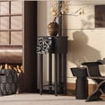 thumbnail image 3 of French Style Walnut Wood Ornament Storage, with Double Drawer High Foot Display Stand, 3 of 6