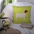 thumbnail image 3 of Carolines Treasures Boer Goat Green Fabric Decorative Pillow 14Hx14W multicolor, 3 of 4