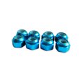 thumbnail image 1 of Vogacara Tuerca de seguridad de nailon con bridas de aleación de aluminio, 8 piezas, M3 para Hobbico Dromida Premium, aleación de aluminio M3, Kits de construcción modelo Azul, 1 of 6