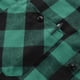 thumbnail image 4 of Chaqueta tipo camisa de franela con capucha ZITY para hombre, negra y verde, talla L, 4 of 6