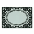 thumbnail image 1 of Greek Key Cutting Board, Black and White Pattern of Spirals Swirls and Chains with Circle and Little Dots, Decorative Tempered Glass Cutting and Serving Board, Small Size, Black White, by Ambesonne, 1 of 1