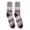 A, variant on Vintage Styles Faux Wool Socks for Women Multicolor Deer Striped Pattern Winter Thick Knitted Thermal Warm Calf Socks