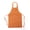 Orange, variant on (Price/2 PCS) Opromo Colorful Cotton Canvas Kids Aprons with Pocket, Artist Apron & Chef Apron (S-XXL)-Hot Pink-L