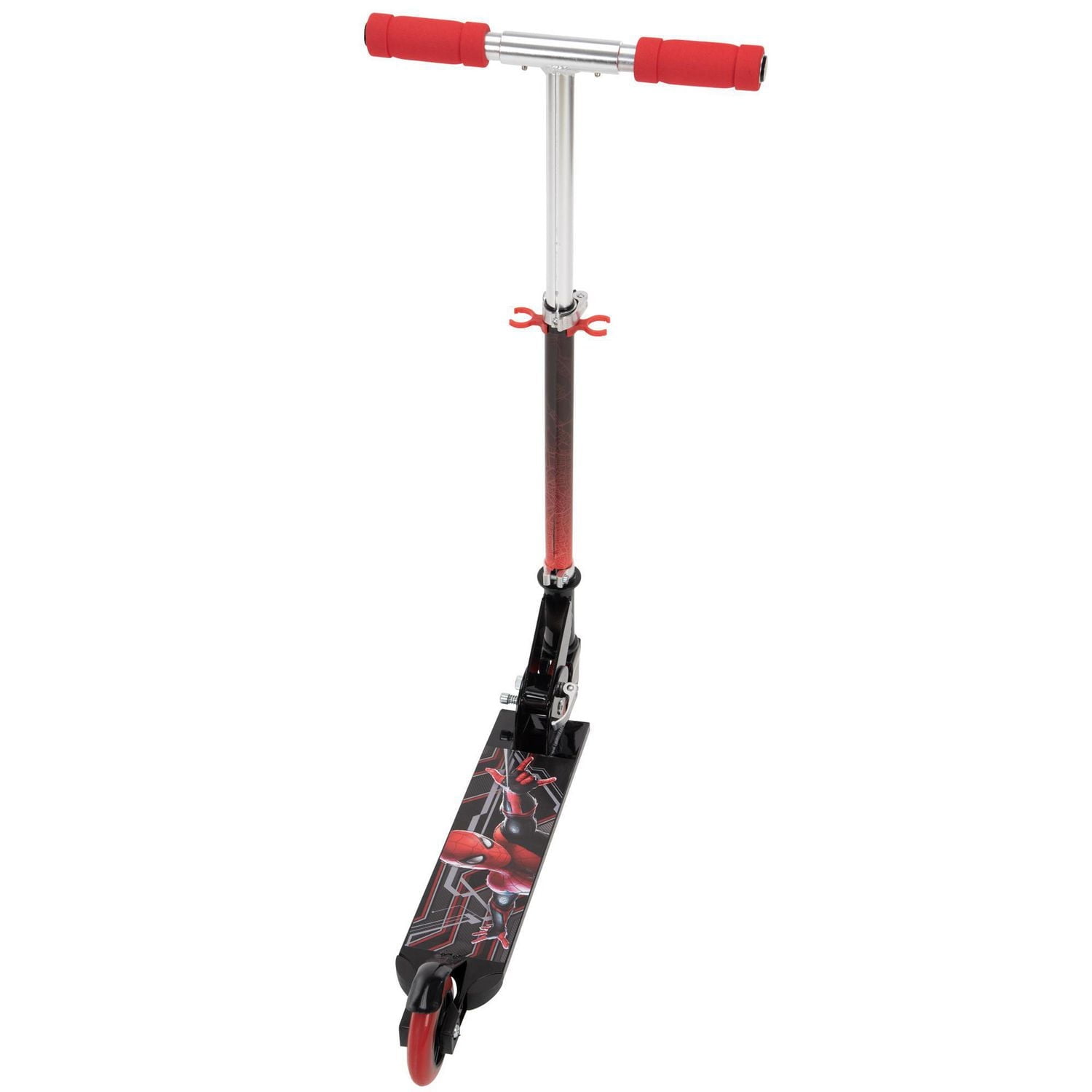 Marvel Spider-Man Boys' Inline Folding Aluminum 2-Wheel Scooter