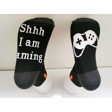 

Men Spring/Summer Casual Socks Breathable Letter Print Funny Long Hose