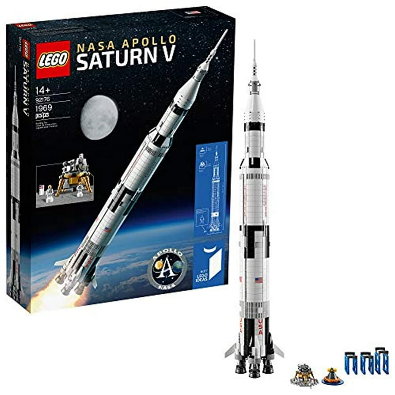 LEGO Ideas NASA Apollo Saturn V 92176 Model Rocket Kit for Kids