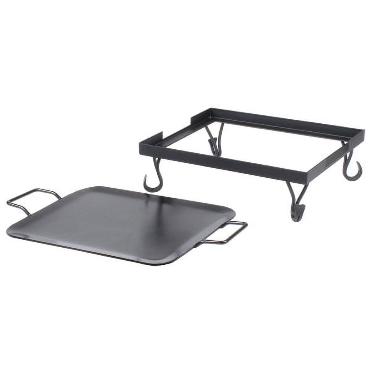 American Metalcraft 16” x 13” Rectangular Wrought Iron Griddle