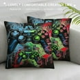 thumbnail image 3 of Nawypu Gamer Decorative Throw Pillow Covers,Gaming Square Cushion Case Set for Couch Sofa Bedroom Living Room,Modern Game Console Controller Pillow Cases Pillowcases,, 3 of 5