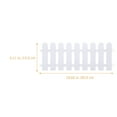 thumbnail image 2 of 5 Pcs The Fence Garden Edging Outdoor Villa Border Garden Enclosure White Picket Fence Pet Fences for Dogs outside, 2 of 6