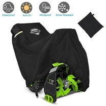 ASTRAEA Outdoors Snow Blower Cover, 600D Heavy Duty Waterproof Snow Thrower Protector Universal Size for Most Electric Two Stage Snow Blowers