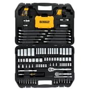 DEWALT 1/4-In. and 3/8-In. Drive Mechanics Tool Set with 142 Pieces plus Case, DWMT45425