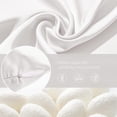 thumbnail image 3 of Silk Pillow Cases with Zipper, Mulberry Pillow Case,White,Standard,1pc, 3 of 7