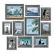 thumbnail image 1 of Marco de fotos TWING Collage para decoración de pared, 10 unidades, color gris, 1 of 6