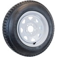 thumbnail image 4 of eCustomrim 2-Pk Trailer Tire On Rim ST175/80D13 175/80 D 13 Load B 5 Lug White Spoke Wheel, 4 of 6