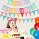 thumbnail image 4 of Happy Birthday Banner & 3 Pack Bunting Banner,Fabric Bunting Banner Colorful Pennant Flags Outdoor Indoor Hanging for Home, 4 of 4