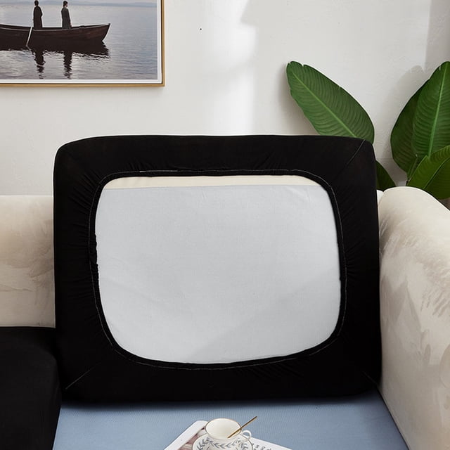 MYG Stretchable Sofa Seat Cover for Single Seater Couch, Elastic Settee Protector Slipcover, 85% Polyester 15% Spandex, Easy to Clean, Fits Width 50-70CM Length 50-70CM Height 5-20CM