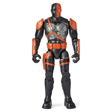 Batman 4-inch Deathstroke Action Figure with 3 Mystery Accessories, for Kids Aged 3 and up
