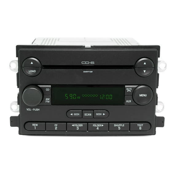Restored Ford 2005-2006 F-150 Pickup AM FM Receiver with 6 Disc CD Player 6L3T-18C815-FE (Refurbished)