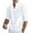 White, variant on VSSSJ Men's Cotton Linen Henley Shirt Relaxed Fit Button Long Sleeve Hippie Shirt Stand Collar Pocket Casual Vacation Beach T-Shirts Khaki M