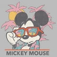 thumbnail image 2 of Men's Mickey & Friends Beach Ready Mickey Mouse Pull Over Hoodie Athletic Heather 3X Large, 2 of 4