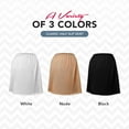 thumbnail image 5 of Valair Classic Short and Long Half Slip Skirt for Ladies and Girls - Slight Flair - Anti Static - Ranges 14" To 34" Length, 5 of 7