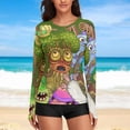 thumbnail image 6 of My Singing Monsters Women's Sunscreen Shirt Long Sleeve Workout Tops Crewneck Soft Comfy Tees Casual T-Shirt L, 6 of 7