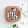 thumbnail image 2 of XWSHYW Contenedores de Almacenamiento Organizadores de Cosméticos Montados En Pared Prueba de Humedad para El Hogar, Gran Capacidad, Estantes de Baño Montados En La Pared, Diseño Compartimentado, Sin, 2 of 7