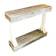 thumbnail image 1 of del Hutson Designs Wooden Barb Style Living Room Console Table, Natural, 1 of 5