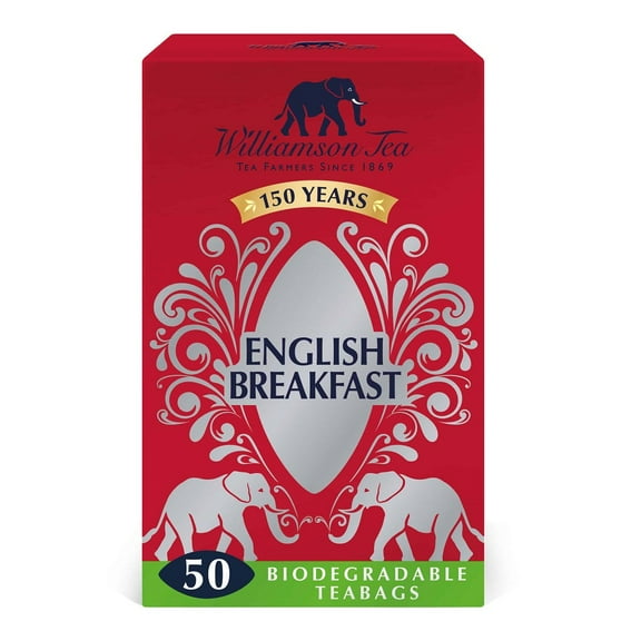 Williamson Tea English Breakfast Case of 4 X 50 Bags