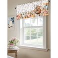 thumbnail image 6 of Fall Fox Pumpkin Valances for Windows, Rod Pocket Kitchen Valance Curtains - Soft & Washable Small Window Treatment for Living Room,&nbsp;Bathroom, Autumn Thanksgiving, 54x18inch, 6 of 9