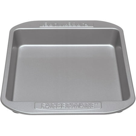 Farberware Nonstick Bakeware 9-Inch Square Cake Pan, Gray