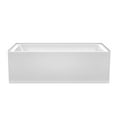 thumbnail image 5 of Wyndham Collection WCBTW16632R 66 x 32 in. Grayley Alcove Bathtub with Right-Hand Drain & Overflow Polished Chrome Trim, White, 5 of 7