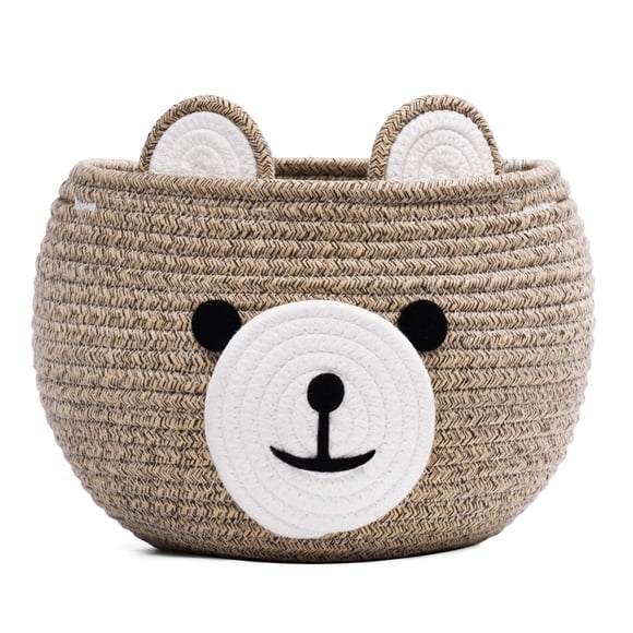 Cestas de regalo Basket CherryNow Baby Bear con asas de 26 x 22 cm