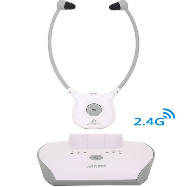Wireless Hearing Aid Headset System,Artiste 2.4G TV Assistive Listening