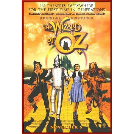 The Wizard Of Oz Framed Movie Poster Print 50th Anniversary