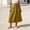 Green, variant on Women's Bubble Midi Skirt Elastic Waist Puffy Hem Skirt Solid Casual Beach Skirts