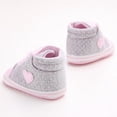 thumbnail image 4 of baby girl shoes Canvas Shoe Heart shape first walk, 4 of 7