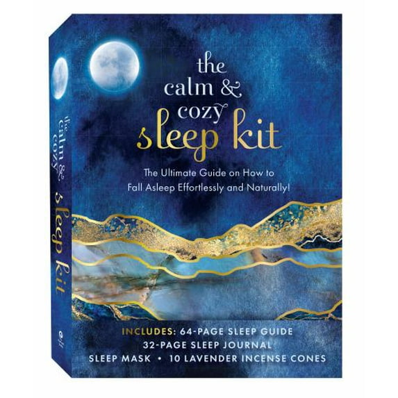 Pre-Owned The Calm & Cozy Sleep Kit : The Ultimate Guide on How to Fall Asleep Effortlessly and Naturally! Includes: 64-page sleep guide, 32-page sleep journal, sleep mask, 10 lavender incense cones (Kit)