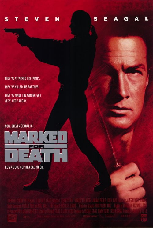 Watch Marked For Death Full Movie Free Marked For Death (1990) 27x40 Movie Poster - Walmart.com