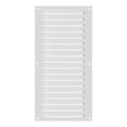 thumbnail image 1 of Cubierta de ventilación de aluminio Uxcell, rejilla de ventilación de aire HVAC con louver, parrilla con malla incorporada de 16x8 pulgadas, 1 of 6
