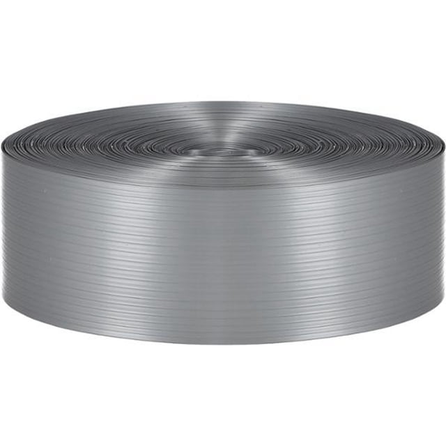 rollo de cintilla de plástico de privacidad 3 m2 gris plata