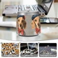 thumbnail image 6 of Yayeee Ashtray with Lid for Cigarette Smokeless Stainless Steel Home Ash Holder, Yellow Dog Artist, 6 of 7