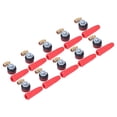 thumbnail image 2 of Juego de 10 conectores de panel para cable de soldadura, de goma y latón, para máquina de soldadura europea, enchufe de conexión rápida, 2 of 14