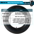 thumbnail image 2 of AR-PRO (2-Pack) MR14/15 Heavy-Duty Tire Inner Tubes with TR13 Straight Valve Stems fits R14" R15"- Made from Durable Butyl Rubber, 2 of 6