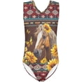 thumbnail image 1 of Swimsuits for Girls 3-14 Sleeveless Bathing Suit for Kids Summer One Piece Swimming Suits, 1 of 4