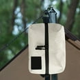 thumbnail image 5 of Car Hanging Paper Towel Holder 1PC,Camping Tissue Storage7.87x5.51x0.59in,Waterproof Tear-Resistant Organizer with Zipper Access for Outdoor Adventures(White), 5 of 9