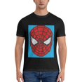 thumbnail image 3 of Spider-Man T-Shirt Col Rond en Coton pour Hommes, 3 of 7