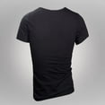 thumbnail image 2 of IYTR Mens Athletic Shirts Summer Comfy Solid Color Fashion Short Sleeve T Shirts V Neck Casual Slim Fit Athletic T Shirts Black M, 2 of 4