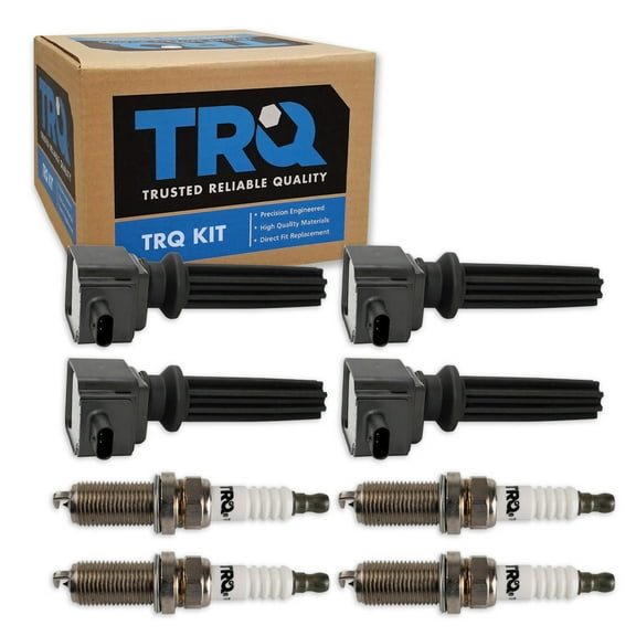 TRQ Ignition Coils & Spark Plugs Fits 13-19 Ford Fusion 013-18 Lincoln MKZ TKA05983